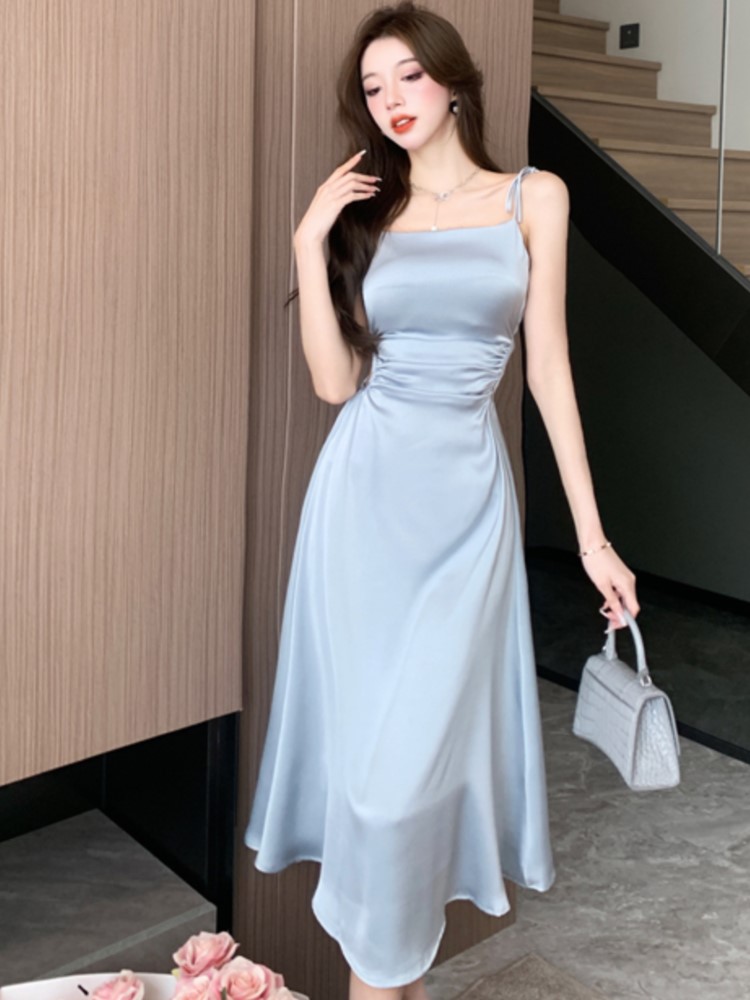 Summer Elegant Sexy Hollow Out Sleeveless Dress Women Chic Birthday Evening Party Vestidos Female Slim Clothing